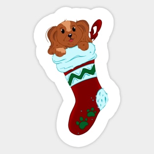 Pup’s Christmas Sticker